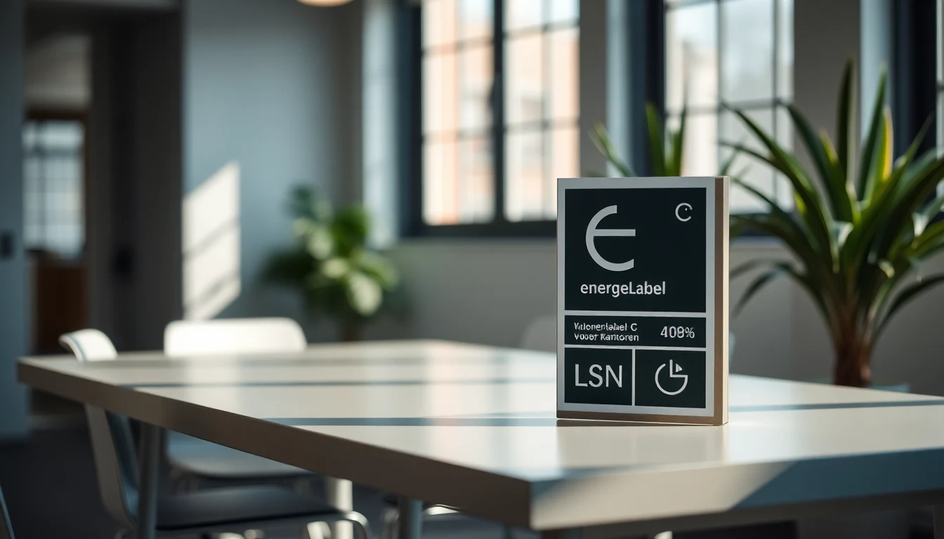 Energielabel-C voor kantoren in Nederlandse bedrijfsomgeving